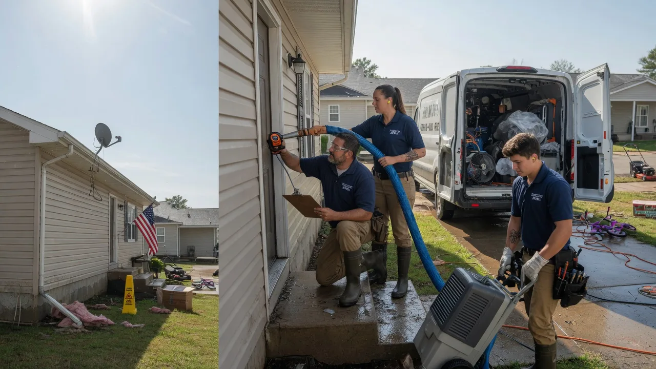 Ceiling Water Damage Restoration in Merrill, IA near me